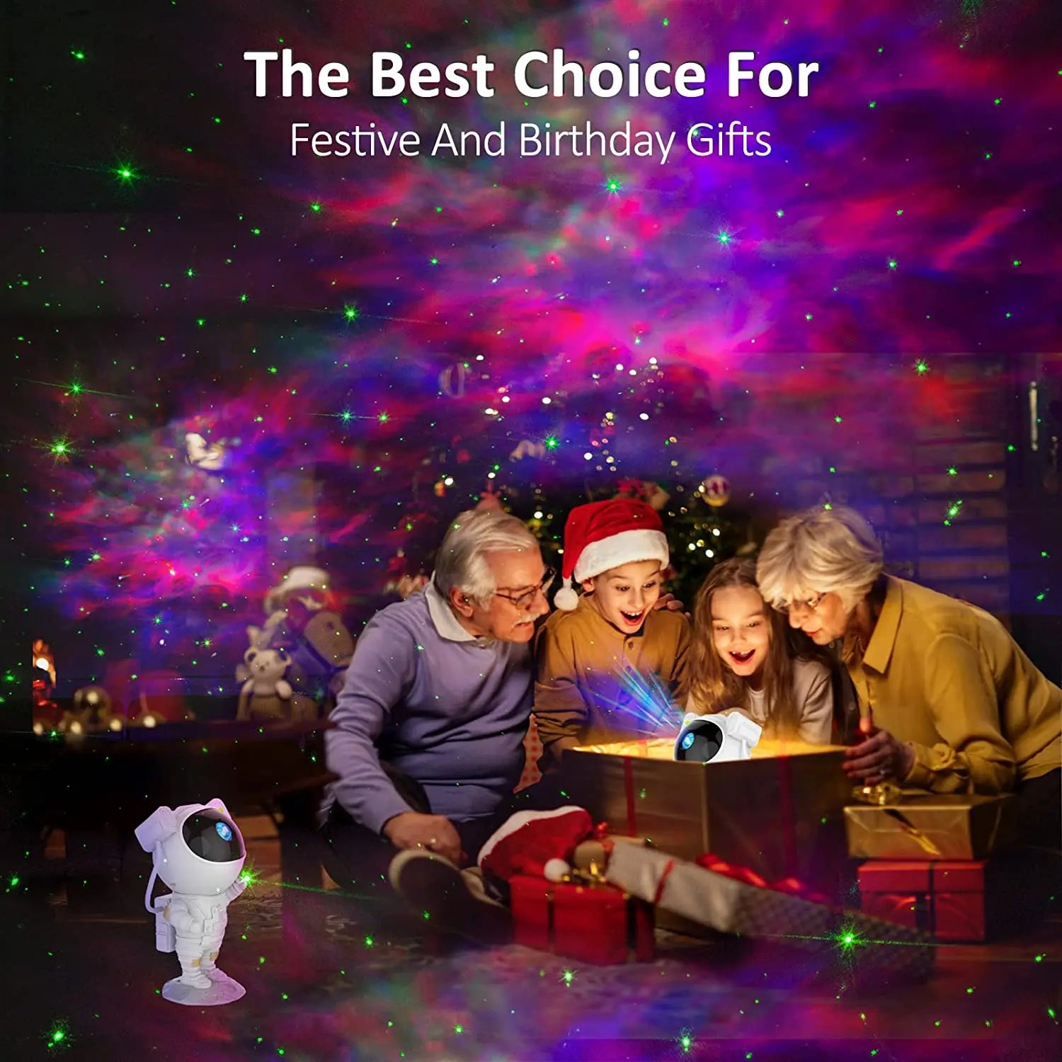 Astronaut Star Projector Night Light - Divine Beauty Care