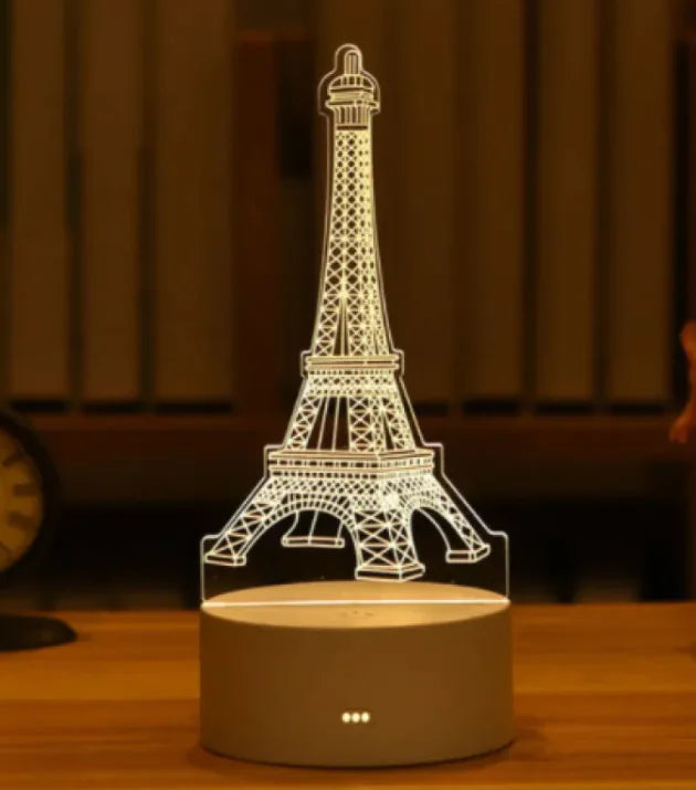 GlowCharm 3D Night Light - Divine Beauty Care
