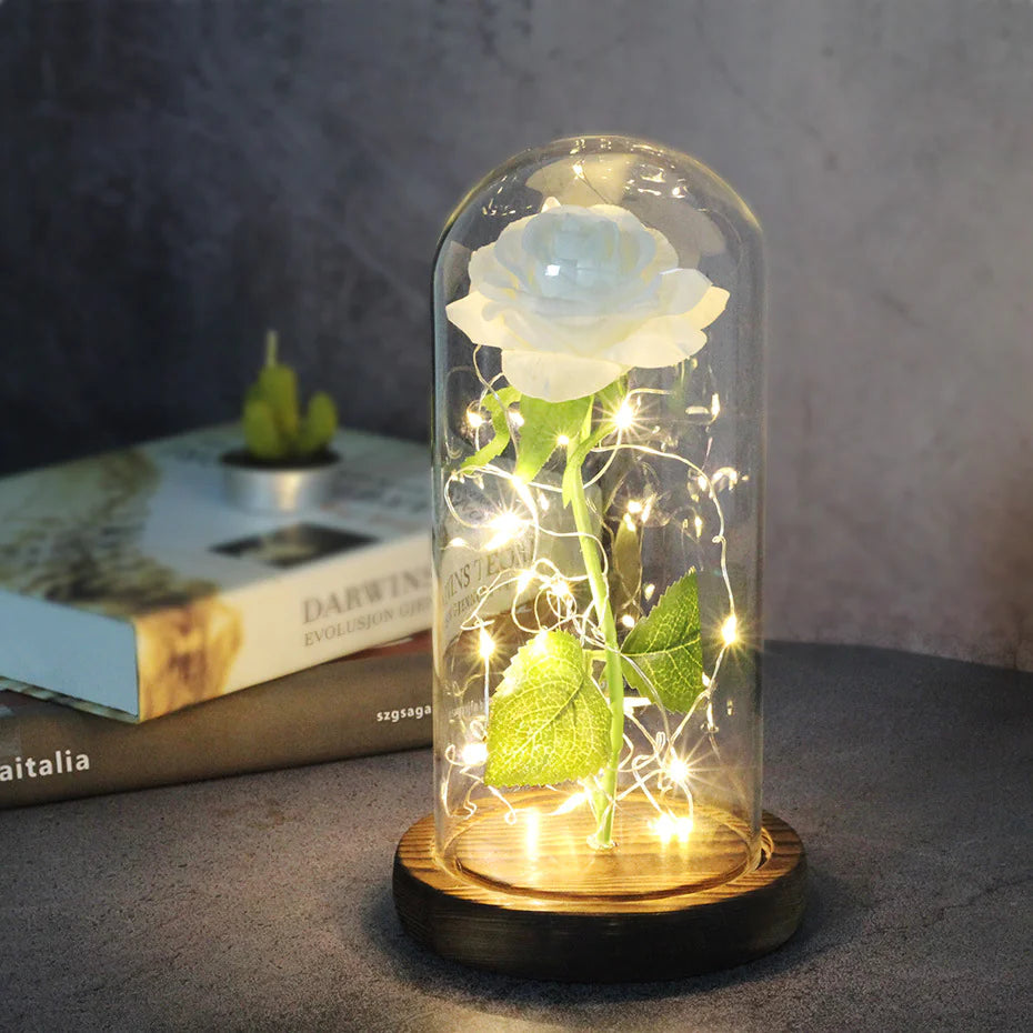 EternalGlow Rose Ornament - Divine Beauty Care