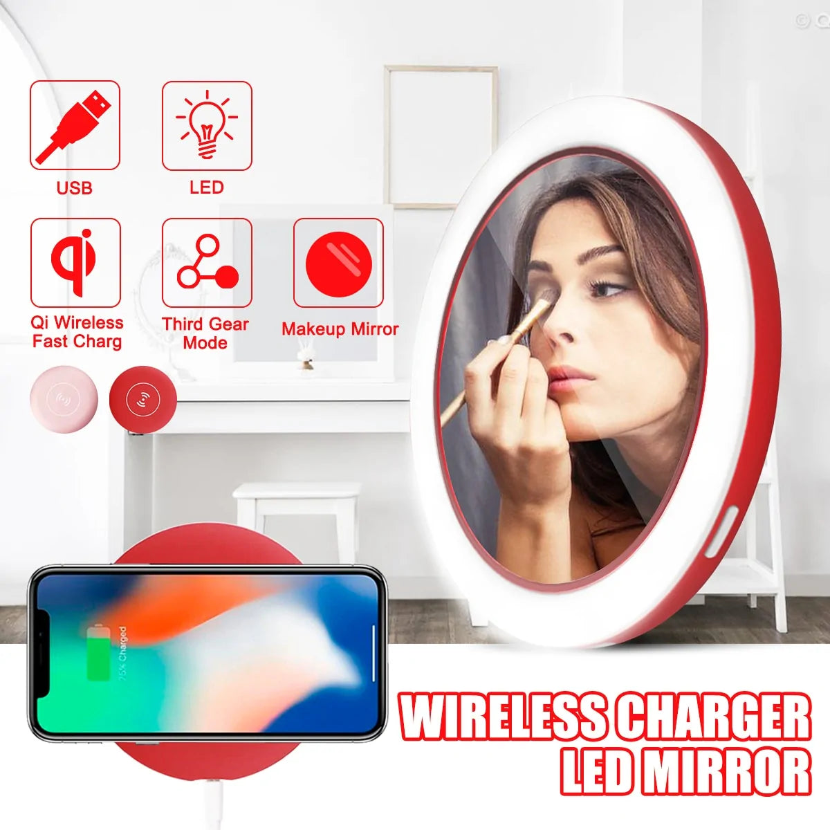 LED Makeup Mirror - Divine Beauty Care
