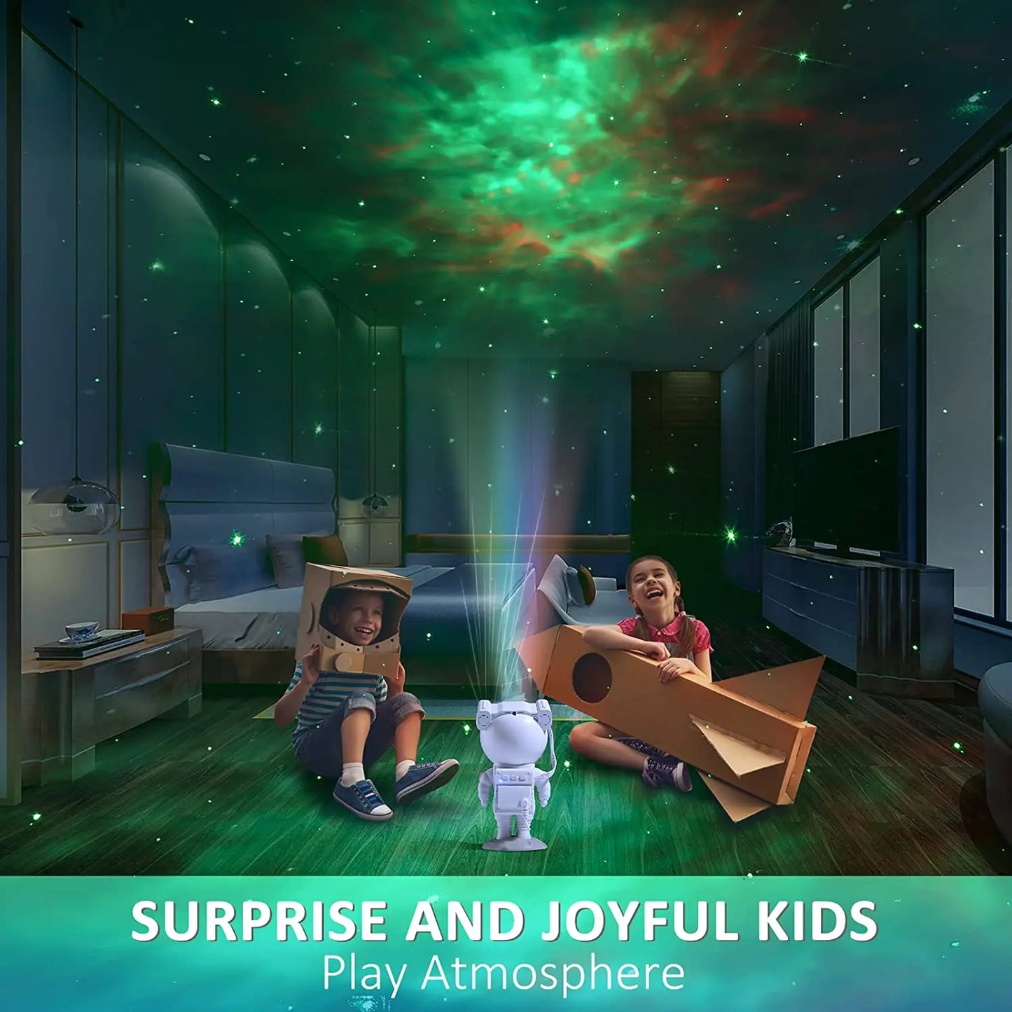 Astronaut Star Projector Night Light - Divine Beauty Care