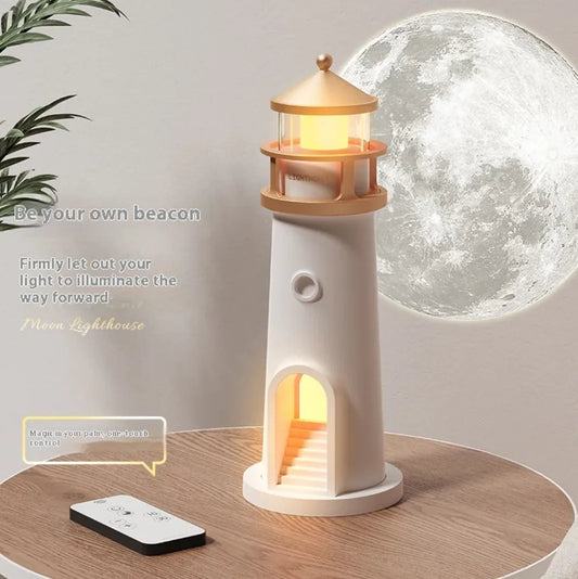 Creative Lighthouse Moonlight Night Lamp - Divine Beauty Care