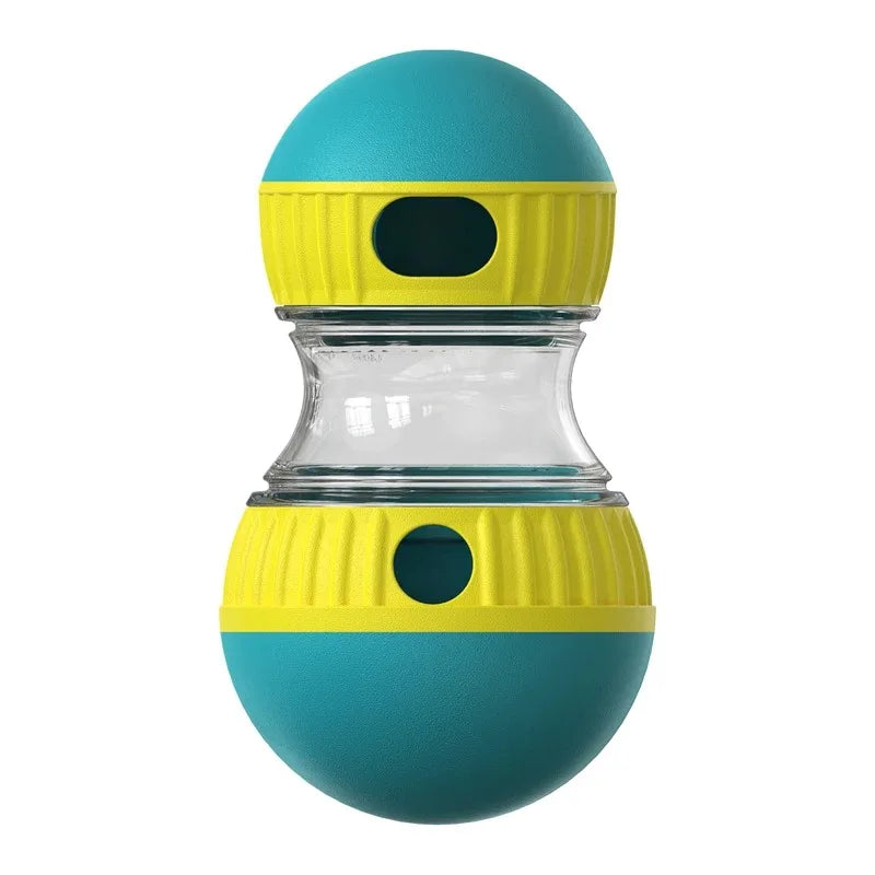 Dog Puzzle Toy Elliptical Track Rolling Increase Intelligence Ball Leaky Food Develop Good Habits Durable Interactive Pet Toys - Divine Beauty Care
