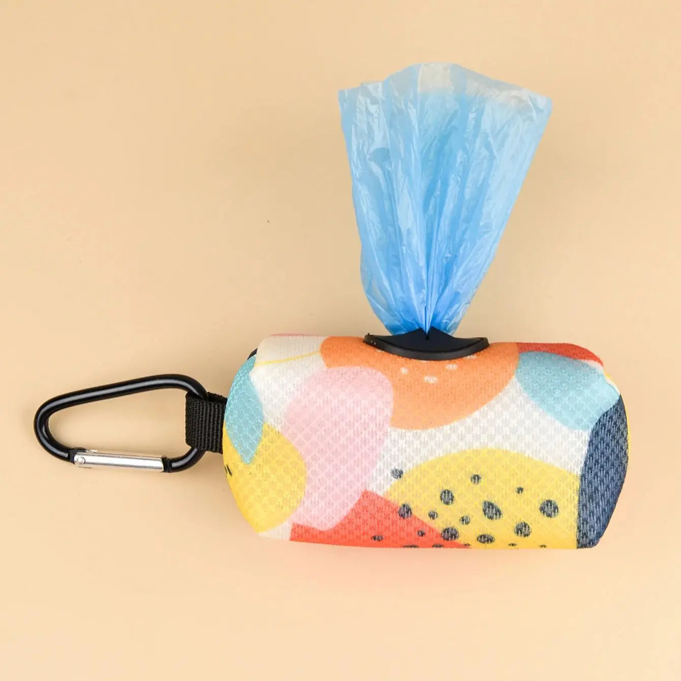 Abstract Designer Print Cute Design Pet Poop Bag Holder Dispenser Without Poop Bag And Leashes Can Attached With Any Dog Leashes - Divine Beauty Care