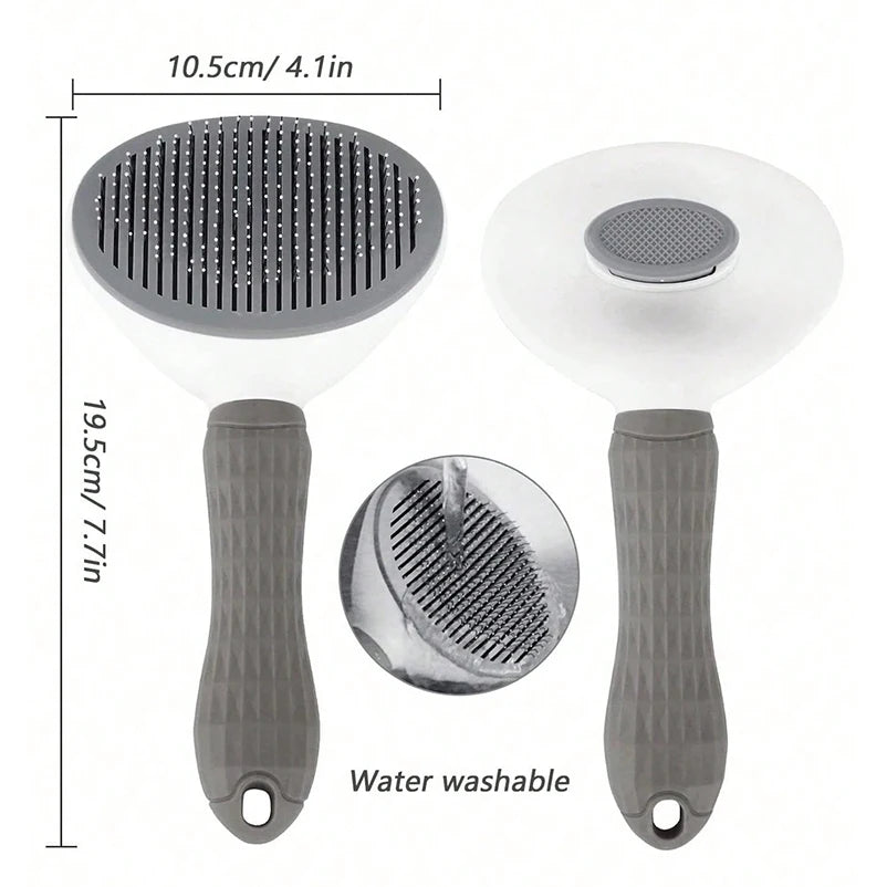 Pet for dog combing special comb long-haired dog to remove floating hair needle comb pet dog combing brush pet supplies - Divine Beauty Care