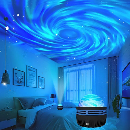 LED Galaxy Projector Light Colorful Galaxy Sky Projector Bedroom Night Light Kids Room Decoration Christmas Party Decoration - Divine Beauty Care