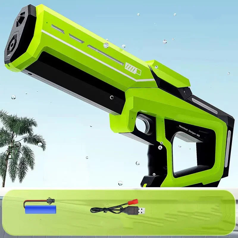 Electric Water Guns For Adults Powerful Squirt Automatic Water Suction Water Blasters Summer Outdoor Beach Toy For Kids Gift - Divine Beauty Care