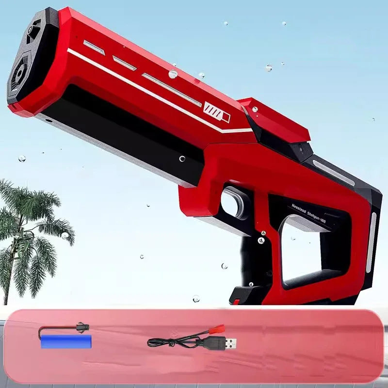 Electric Water Guns For Adults Powerful Squirt Automatic Water Suction Water Blasters Summer Outdoor Beach Toy For Kids Gift - Divine Beauty Care