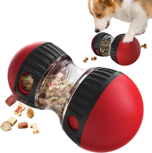 Dog Puzzle Toy Elliptical Track Rolling Increase Intelligence Ball Leaky Food Develop Good Habits Durable Interactive Pet Toys - Divine Beauty Care