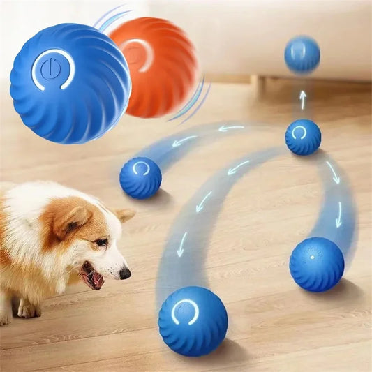 Smart Dog Toy Ball Electronic Interactive Pet Toy Moving Ball USB Automatic Moving Bouncing for Puppy Birthday Gift Cat Products - Divine Beauty Care