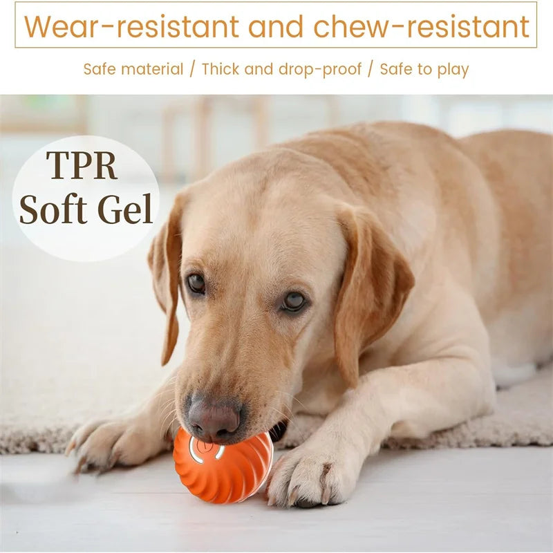 Smart Dog Toy Ball Electronic Interactive Pet Toy Moving Ball USB Automatic Moving Bouncing for Puppy Birthday Gift Cat Products - Divine Beauty Care