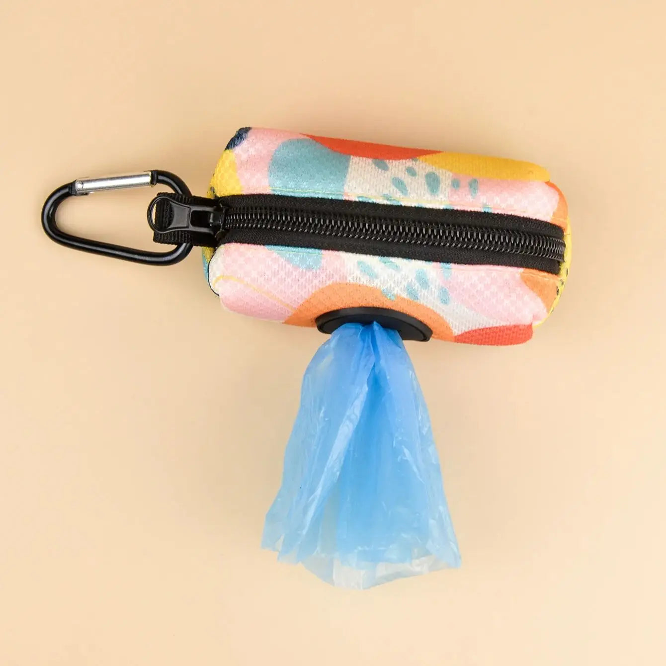 Abstract Designer Print Cute Design Pet Poop Bag Holder Dispenser Without Poop Bag And Leashes Can Attached With Any Dog Leashes - Divine Beauty Care