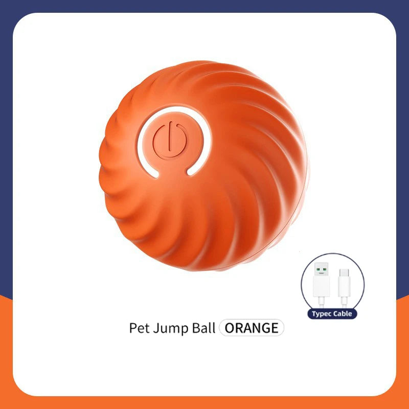 Smart Dog Toy Ball Electronic Interactive Pet Toy Moving Ball USB Automatic Moving Bouncing for Puppy Birthday Gift Cat Products - Divine Beauty Care