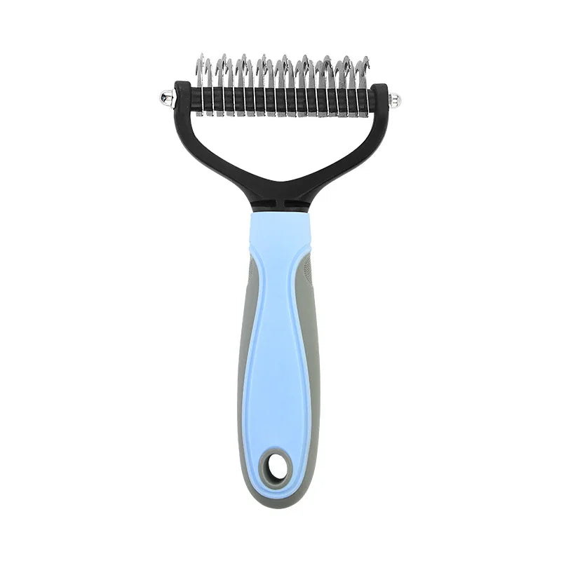 Dog Cat Hair Removal Comb Pet Long Hair Short Hair Pet Grooming Care Brush Trimming Dematting Brush Dog Pet Grooming Equipment - Divine Beauty Care