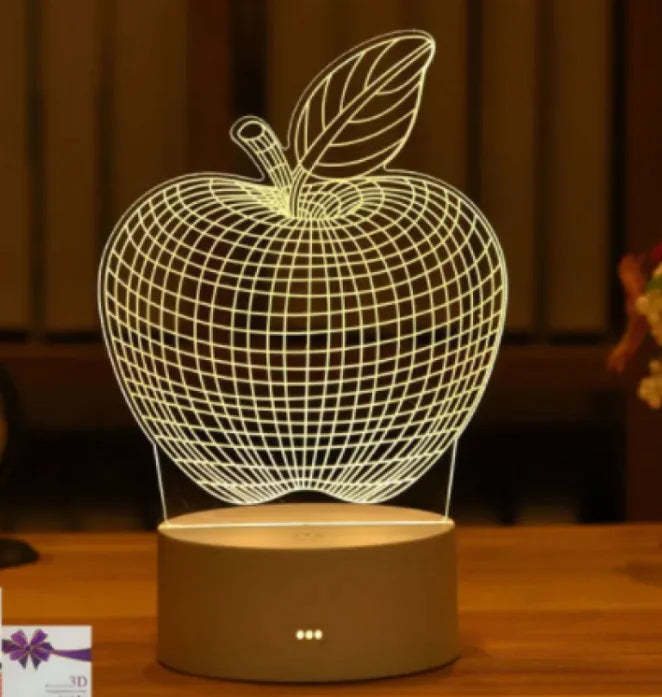 GlowCharm 3D Night Light - Divine Beauty Care
