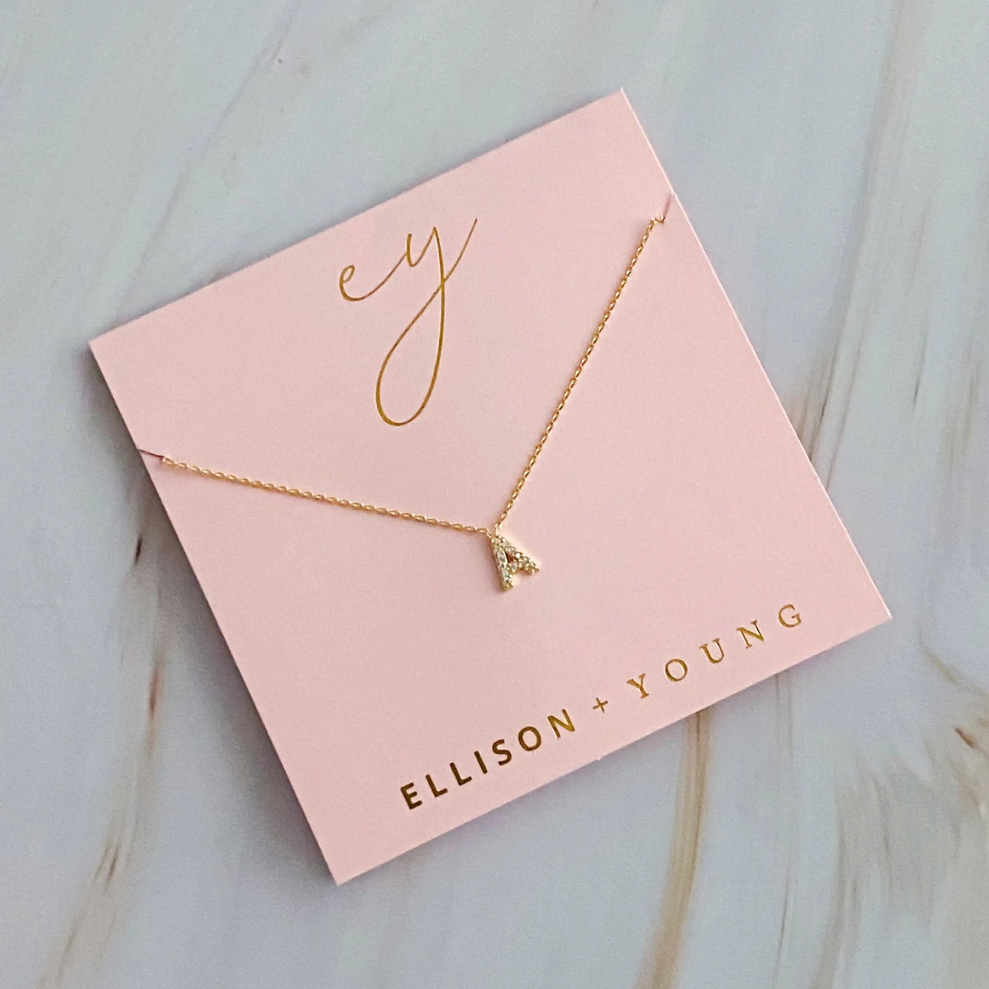 Understated Beauty Initial Necklace - Divine Beauty Care