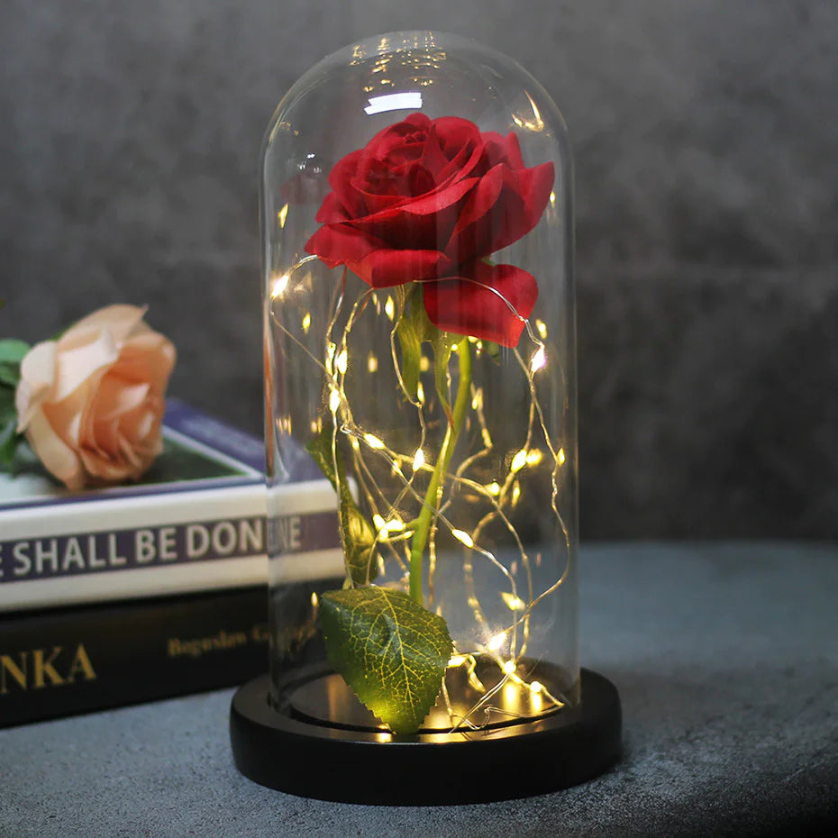 EternalGlow Rose Ornament - Divine Beauty Care