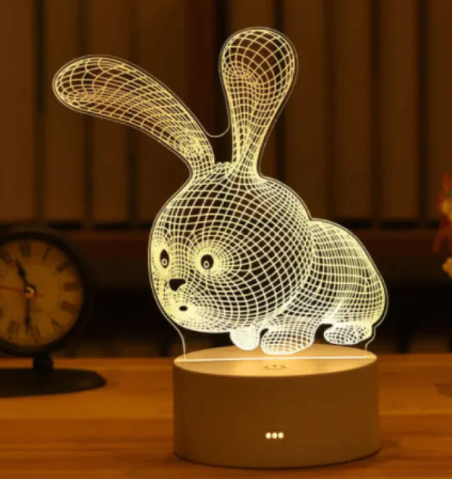 GlowCharm 3D Night Light - Divine Beauty Care
