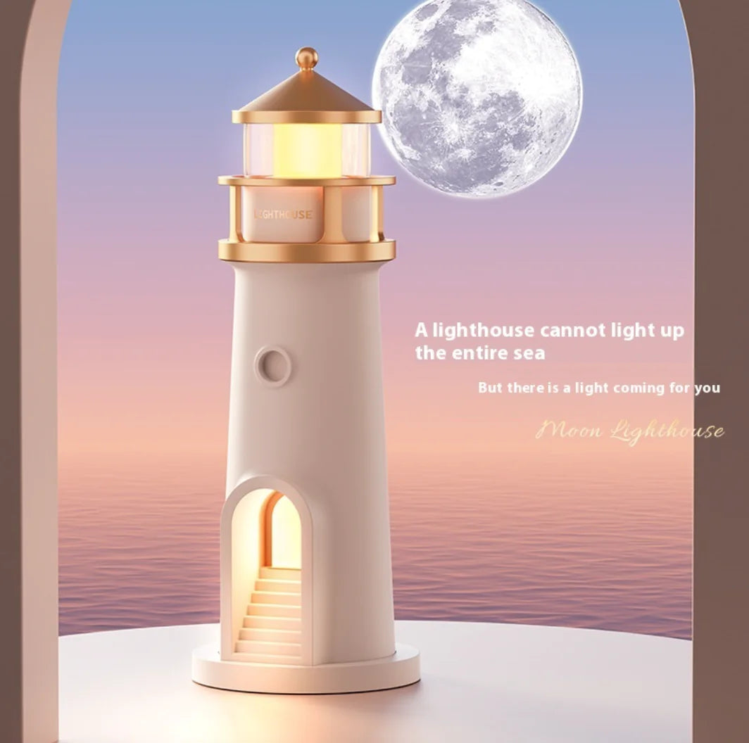 Creative Lighthouse Moonlight Night Lamp - Divine Beauty Care
