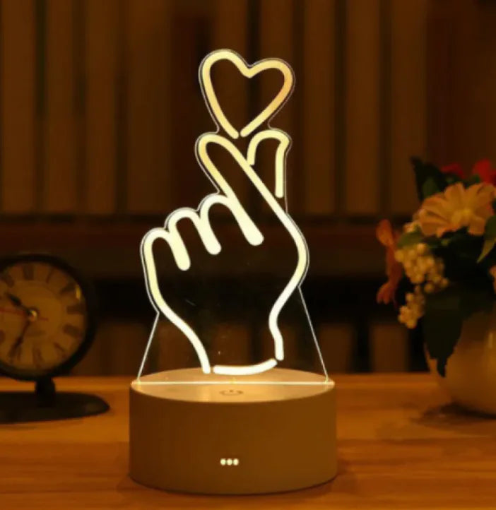 GlowCharm 3D Night Light - Divine Beauty Care