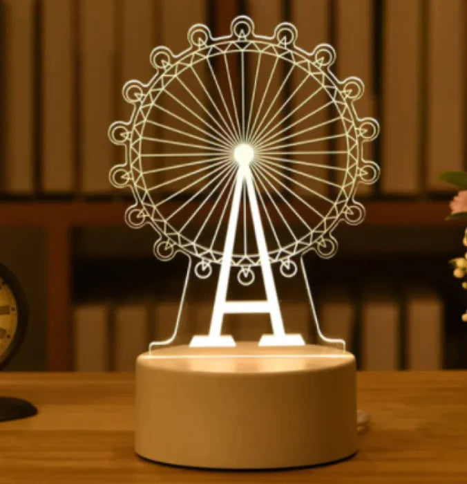 GlowCharm 3D Night Light - Divine Beauty Care