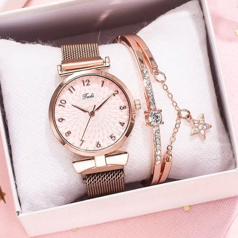 Luxury Magnetic Quartz Bracelet Watches - Divine Beauty Care