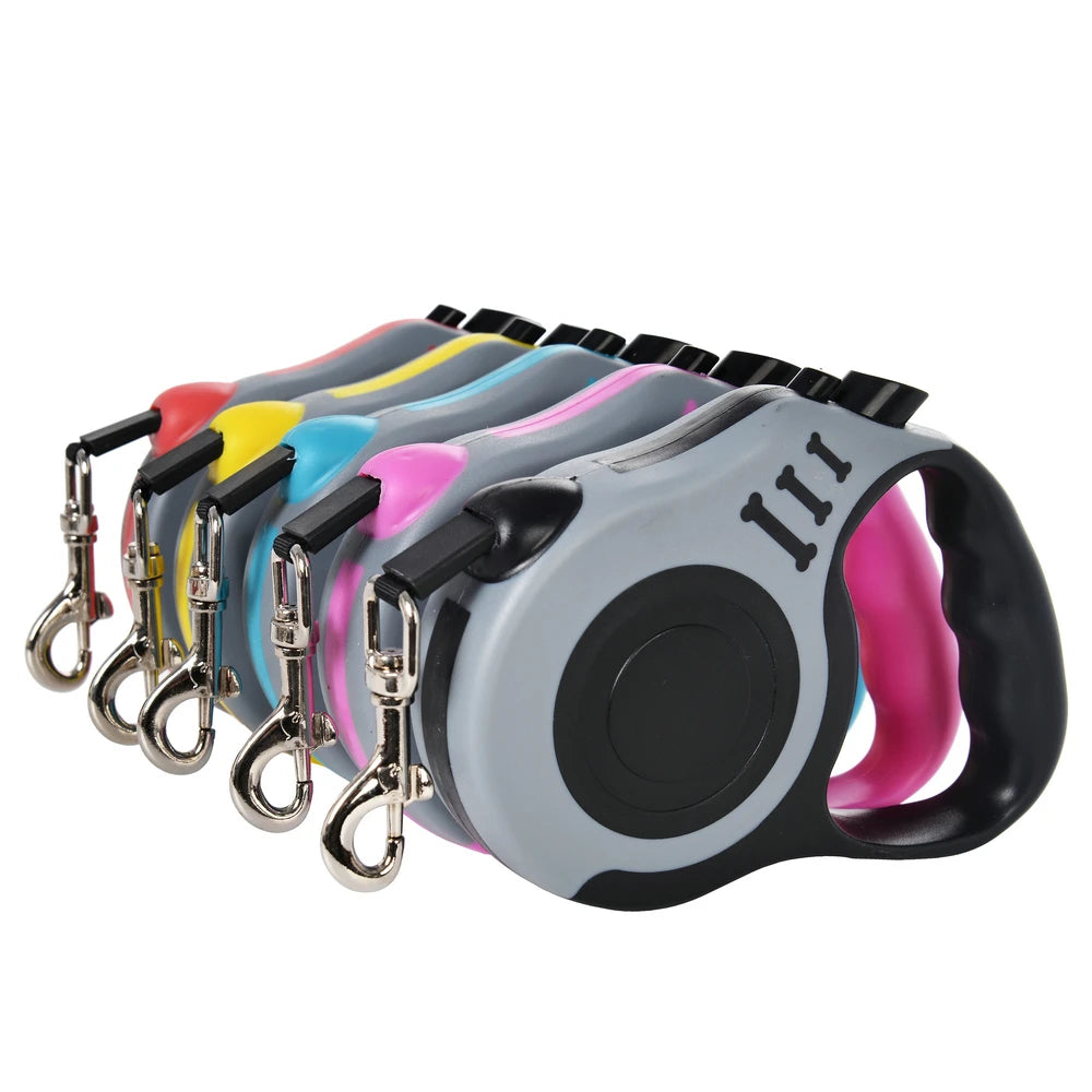 Dog Leash for Small Dogs Cat Automatic Retractable Durable Nylon Lead Puppy Outdoor Travel Walking Hiking Traction Rope