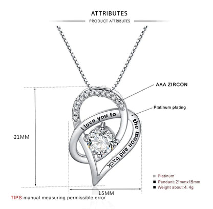 Mother Heart Necklaces Jewellry - Divine Beauty Care