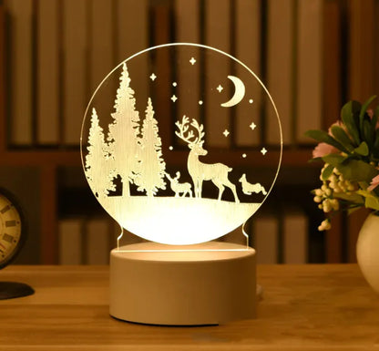 GlowCharm 3D Night Light - Divine Beauty Care
