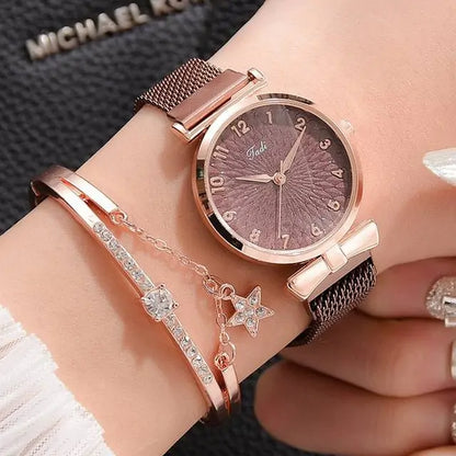 Luxury Magnetic Quartz Bracelet Watches - Divine Beauty Care