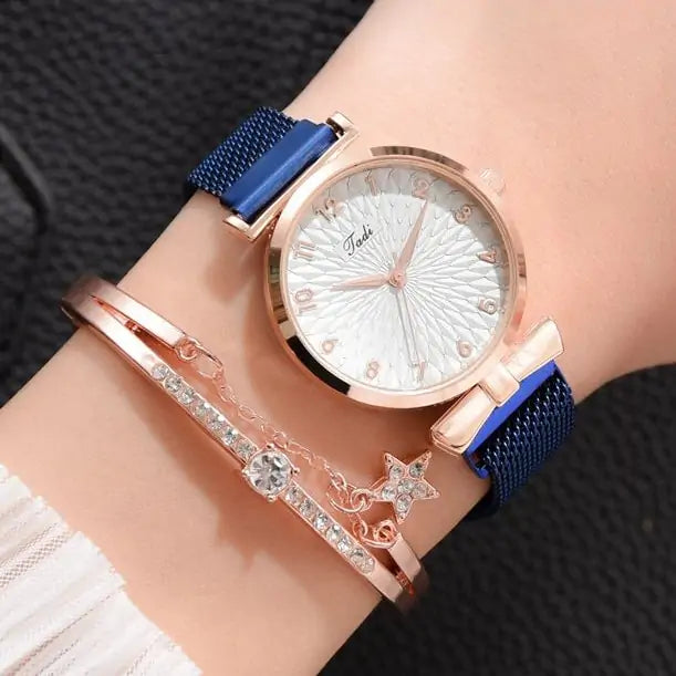 Luxury Magnetic Quartz Bracelet Watches - Divine Beauty Care