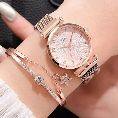 Luxury Magnetic Quartz Bracelet Watches - Divine Beauty Care
