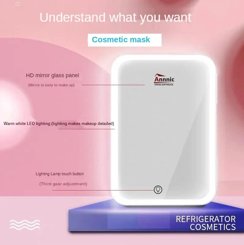 Mini Portable Makeup Refrigerator - Divine Beauty Care